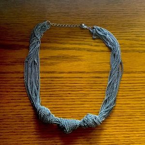 Knot statement piece necklace